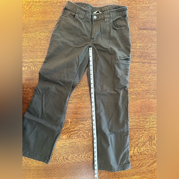 Duluth Trading Co. Canvas Pants | Size 4 x 29 | Dark Brown - Picture 5 of 7